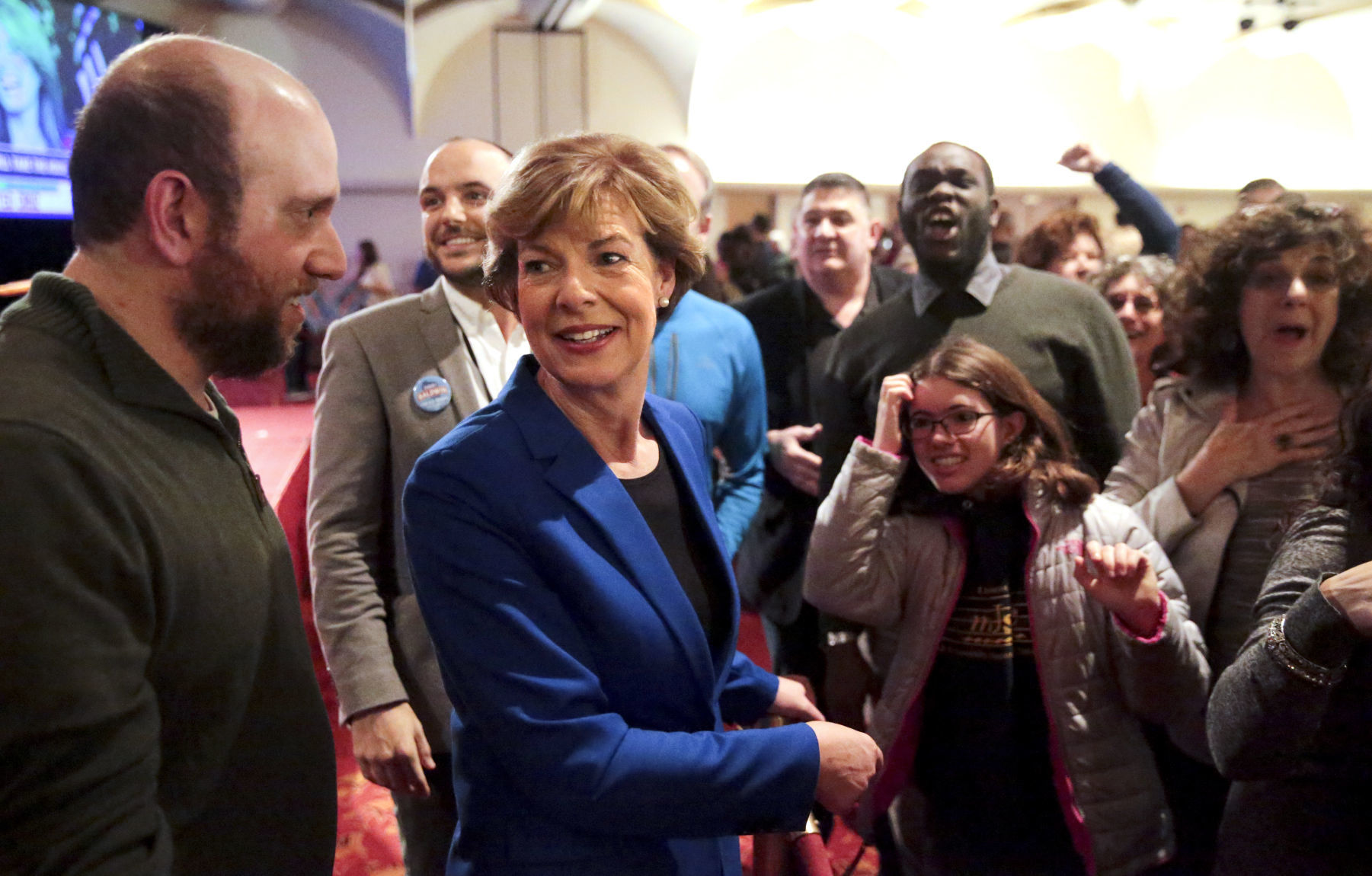 Baldwin wins re-election